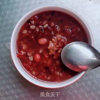 核桃花生粥的做法步骤:4