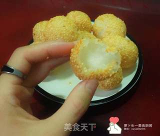 芝麻麻球的做法步骤:10