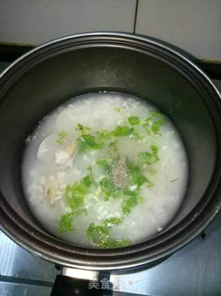 花蛤粥的做法步骤：6