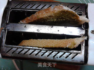 青酱烤法棍的做法步骤:4
