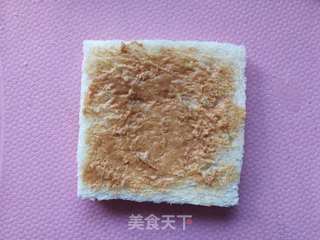 火腿西多士的做法步骤:5