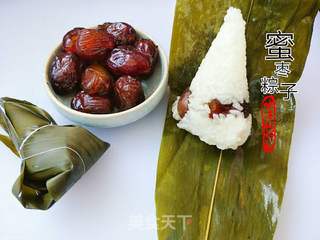 蜜枣粽子的做法步骤:7