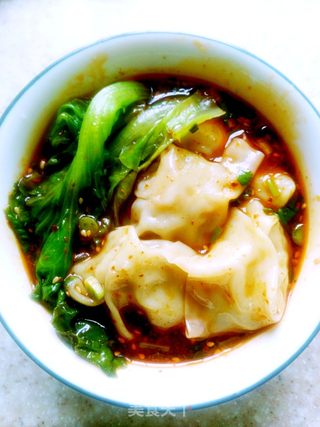 经典川味小吃【红油抄手】的做法步骤:11