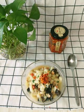舌尖上的美味——“陕西烩麻食”的做法步骤:12