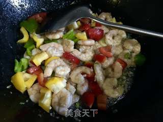 荔枝虾球的做法步骤：6