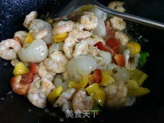 荔枝虾球的做法步骤：7
