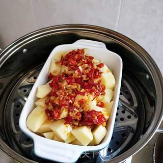 泡椒蒸土豆的做法步骤:11