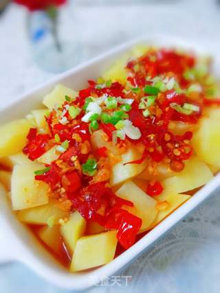 泡椒蒸土豆的做法步骤:12