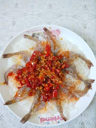 蒜蓉粉丝虾的做法步骤:14