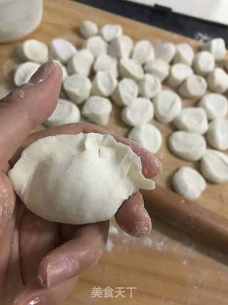 酸菜猪肉水饺的做法步骤:7