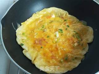 葱香鸡蛋饼的做法步骤:17