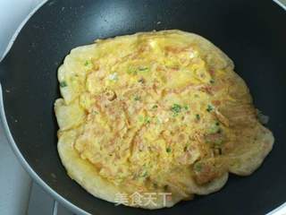葱香鸡蛋饼的做法步骤:19
