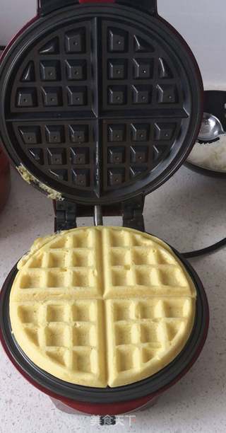 华夫饼的做法步骤:4