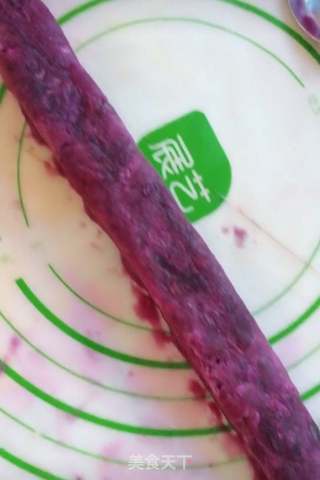 紫薯一口酥的做法步骤:8