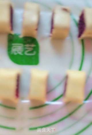 紫薯一口酥的做法步骤:11