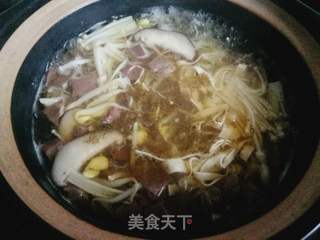 鸭血粉丝汤的做法步骤:8