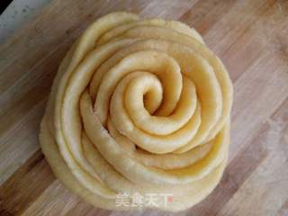 花样馒头~黄玫瑰的做法步骤:17