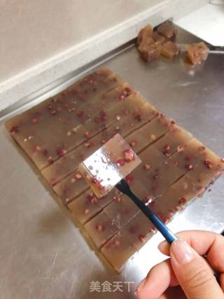 红豆马蹄糕的做法步骤:11