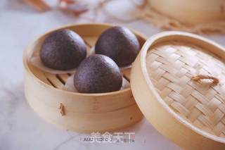 黑米面馒头的做法步骤:7