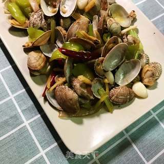 辣炒花蛤的做法步骤:6