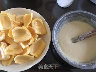 油炸菠萝蜜的做法步骤:4
