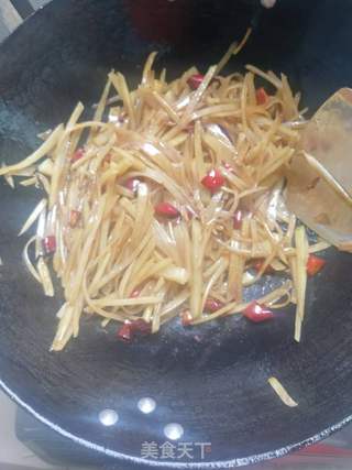 炝炒土豆丝的做法步骤:10