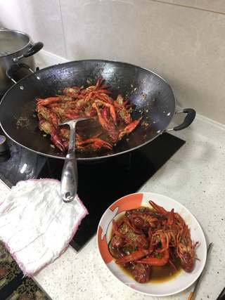 香辣小龙虾的做法步骤:9