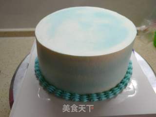 人鱼公主蛋糕的做法步骤:8