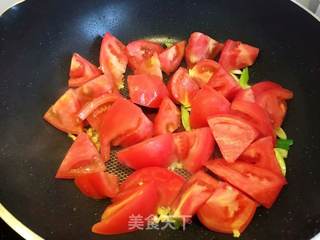 西红柿鸡蛋盖浇面的做法步骤:7