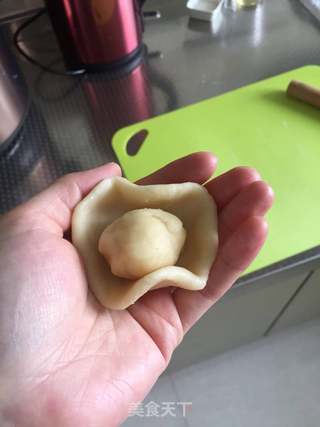 低糖绿豆饼的做法步骤:4