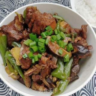 香菇焖鸡米饭的做法步骤:10