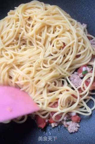 炒意面的做法步骤：8