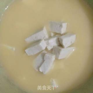 豆腐蒸滑蛋的做法步骤：6