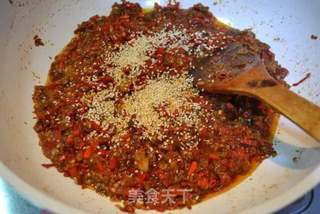 香辣牛肉酱的做法步骤:10