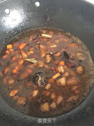 板栗卤肉饭的做法步骤：18