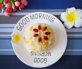 菠萝两吃—“菠萝炒饭、菠萝糯米饭”的做法步骤:7
