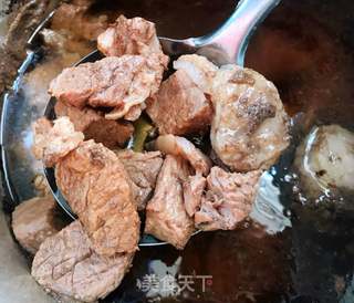 牛腩汤面的做法步骤：4