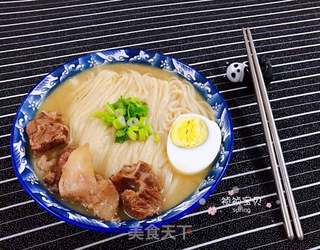 牛腩汤面的做法步骤：12