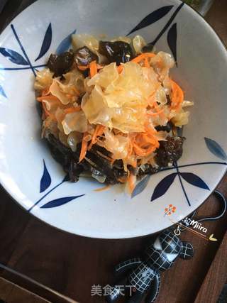 凉拌双耳的做法步骤:7