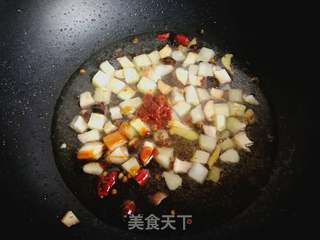 香菇南瓜剪刀面的做法步骤:9
