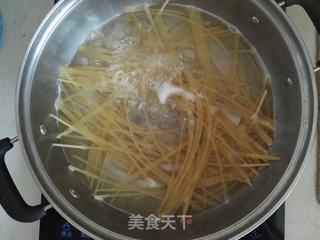 田七核桃肉酱意面的做法步骤:4