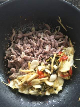 酸菜肉丝面的做法步骤:6