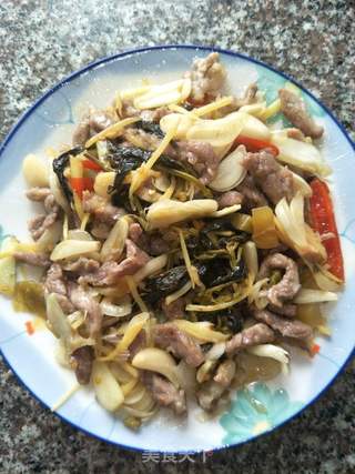 酸菜肉丝面的做法步骤:7