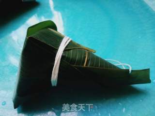 葡萄干红豆粽的做法步骤:9