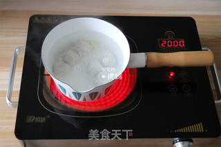 肉丸丝瓜汤的做法步骤:6