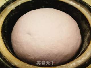 紫薯南瓜双色卷的做法步骤:3