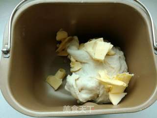 淡奶油蜜豆餐包的做法步骤：3