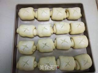 淡奶油蜜豆餐包的做法步骤:16