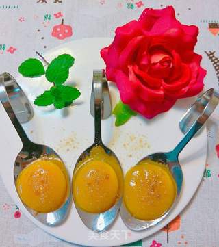 分子料理———爆浆芒果蛋的做法步骤:16