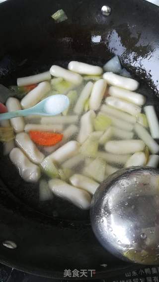 韩式辣炒年糕的做法步骤：5